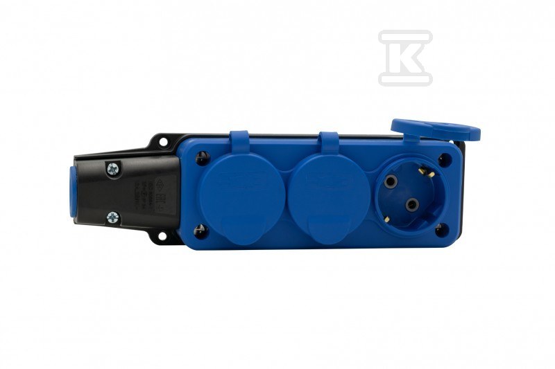Listwa gumowa 3x230V 16A SCHUKO - F6.0401